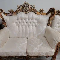 مبل سلطنتی عروس (نو) 9 نفره|مبلمان خانگی و میز عسلی|نجفآباد, طالقانی|دیوار