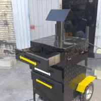 دستگاه تنور بلال کبابی تنوری سیب زمینی ذرت مکزیکی