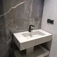 ساخت روشویی سرامیکی با چسب اپوکسی