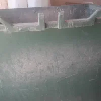 گاری بزرگ زباله چرخ دار