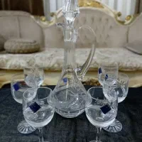 ۶عدد گیلاسی با یه جام شراب اصل چک