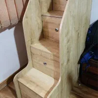 پله تخت دو طبقه چهار کشویی