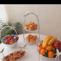 سرویس پذیرایی آلومینیوم وچوبی|ظروف سرو و پذیرایی|کوهدشت, |دیوار