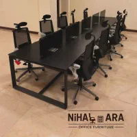 میز مبل اداری میز کنفرانس یو شکل52314کارگروهی