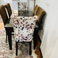 میز و صندلی غذاخوری شش نفره