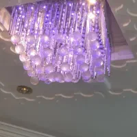 سه عدد لوستر 7رنگ