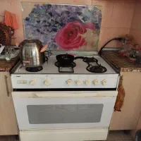 هود گاز سینک شیر کابینت