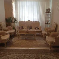 مبل کلاسیک استیل ۷نفره ومیز ناهار خوری