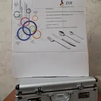 سرویس قاشق چنگال اصل المانی ۳۰ نفره با جعبه فلزی|ظروف سرو و پذیرایی|تهران, یوسف‌آباد|دیوار