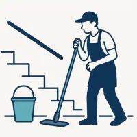 انجام کلیه امور نظافتی، خدماتی مربوط به منزل
