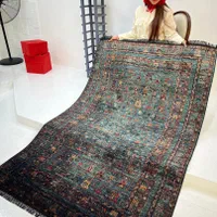 فرشینه زمینه قرمز زمینه سبز کلاسیک سنتی|فرش|تهران, عبدل‌آباد|دیوار