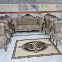 مبل کلاسیک افسون ۹نفره مدل خاطره مبلمان شاهان|مبلمان خانگی و میز عسلی|تبریز, |دیوار