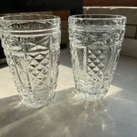 لیوان کریستال چک وفنجان نلبکی قهوه خوری