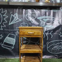 میز و صندلی چوبی|میز و صندلی غذاخوری|میانه, |دیوار