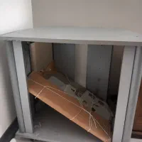 میز تلویزیون سالم دوطبقه شیشه خور مناسب  ۲۰ اینچ|میز تلویزیون|پرند, فاز ۴|دیوار