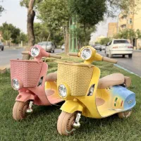موتور شارژی وسپا آبرنگی سبددار بدون پیش پرداخت|اسباب‌‌بازی|اصفهان, باغ فردوس|دیوار