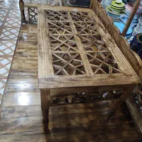 تخت سنتی چوبی/مبلمان سنتی/مشبک/سفره خانه|مبلمان خانگی و میز عسلی|قزوین, |دیوار