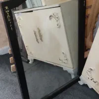 تختخواب 1نفره بهمراه کف تخت و آینه|تخت و سرویس خواب|مشهد, صیاد شیرازی|دیوار