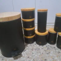 سرویس آشپزخانه ده تیکه بهاز با چوب بامبو