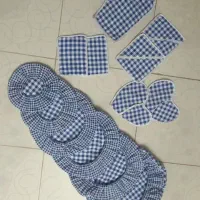 دم کنی پیشبند ساده مدل دار دستگیره نمگیر