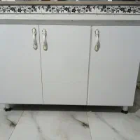 دوتاکابینت فلزی درب چوبی نو