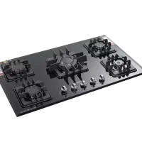 گاز صفحه ای glass پنج شعله yanan G3025