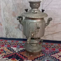 سماور برنجی و قابلمه مسی