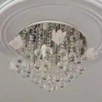 لوستر نقره ای سقفی