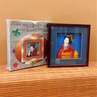 تابلو عتیقه آنتیک چینی ژاپنی کیمونو گیشا