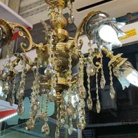 لوستر برنزی از تولیدی|لوستر و چراغ آویز|پاکدشت, خاتون آباد|دیوار