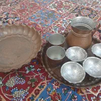 ست سرویس کامل مسی فردش بصورت جدا گانه و ست