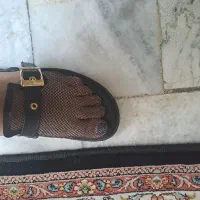 صندل تابستانه توری مشکی نو