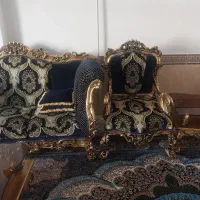 مبل سلطنتی ۹ نفره درحد نو|مبلمان خانگی و میز عسلی|افشار, |دیوار