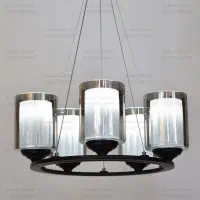 لوستر مدرن اویز حبابی آریا - پذیرایی اتاق اشپزخانه|لوستر و چراغ آویز|تبریز, |دیوار