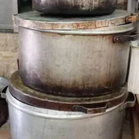 ظروف دیگ مسی روی چدنی|ظروف پخت‌وپز|شیراز, شهرک ولیعصر|دیوار