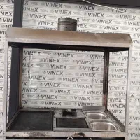 گاز فر ساندویچی سرخ کن اجاق گاز خطی 5 کاره صنعتی|کافی‌شاپ و رستوران|نسیم‌شهر, |دیوار