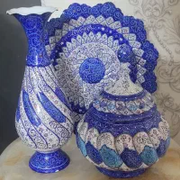 ست مینا کاری|صنایع دستی و سایر لوازم تزئینی|تهران, یاخجی آباد|دیوار
