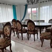 میز ناهار خوری چوب گردو