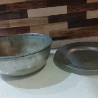 کاسه و بشقاب مسی قدیمی