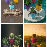 استند گل فلزی|گل و گیاه طبیعی|هشتگرد, ینگی امام|دیوار