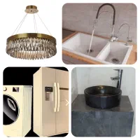 نصاب شیرالات روشویی تصفیه آب لباسشویی فرنگی لوستر