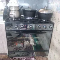 گاز فر نما صفحه گاز شیشه ای کاملا سالم