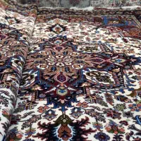 فرش دستبافت جفت ۹ متری  نقشه هریس نخ مرینوس|فرش|تبریز, |دیوار