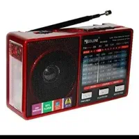 گیرنده رادیویی fm.am.sw شارژی و باتری قلمی