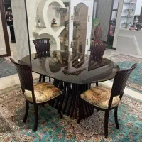 میز غذاخوری ۴نفره  تمام چوب سفارشی