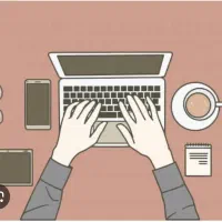 تایپیست حرفه ای خانم در مطب سونوگرافی