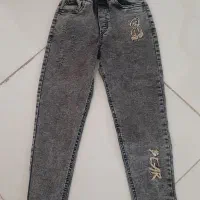 شلوار جین سایز ۸۰ برای دختر بچه ۷تا ۹ سال