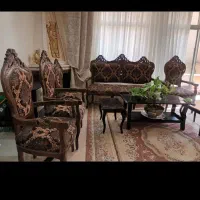 مبلمان ۹ نفره با ویترین بدون هیچ پارگی و خط و خش|مبلمان خانگی و میز عسلی|اصفهان, خوراسگان|دیوار