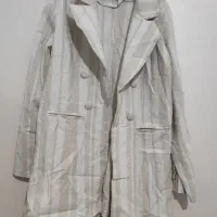 کت کرم رنگ قشنگ یبار هم استفاده نشده