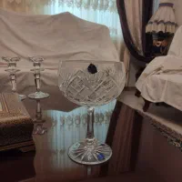 کریستال شکلات خوری و گیلاس خورشیدی